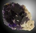 Gorgeous Cubic Fluorite on Bladed Barite - Cave-in-Rock, Illinois #32194-4